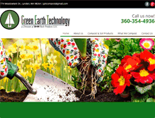 Tablet Screenshot of greenearthtechnology.com